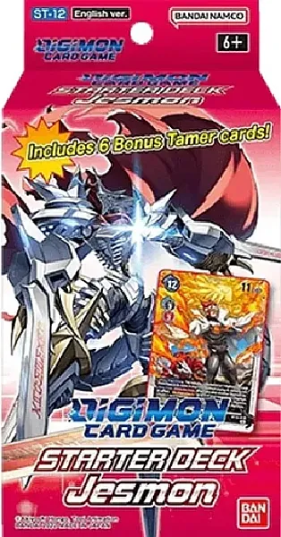 DIGIMON CARD GAME - STARTER DECK JESMON (INCLUDES 6 BONUS TAMER CARDS) ST-12 - EN